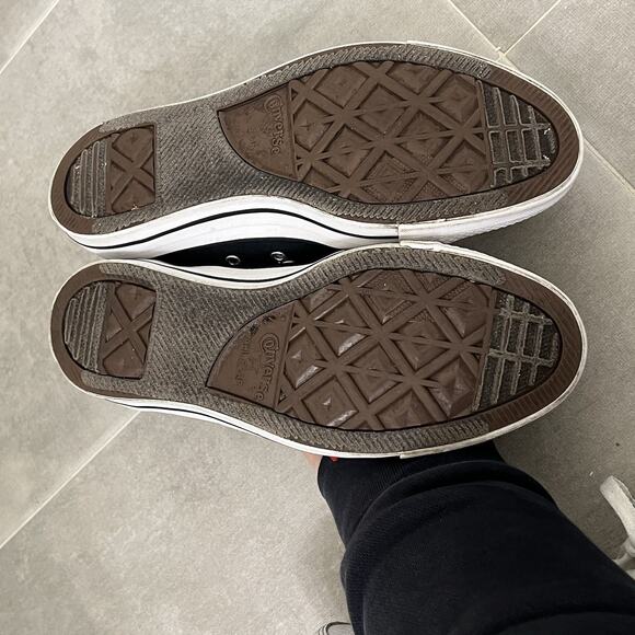 Converse Chuck Taylor All Star Mens 8/Womens 10 Black Low Top Casual Shoes - Picture 4 of 5